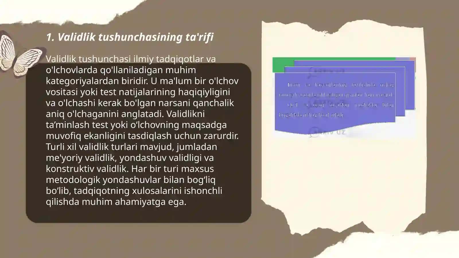 Validlik tushunchasi va uning tadriji 3