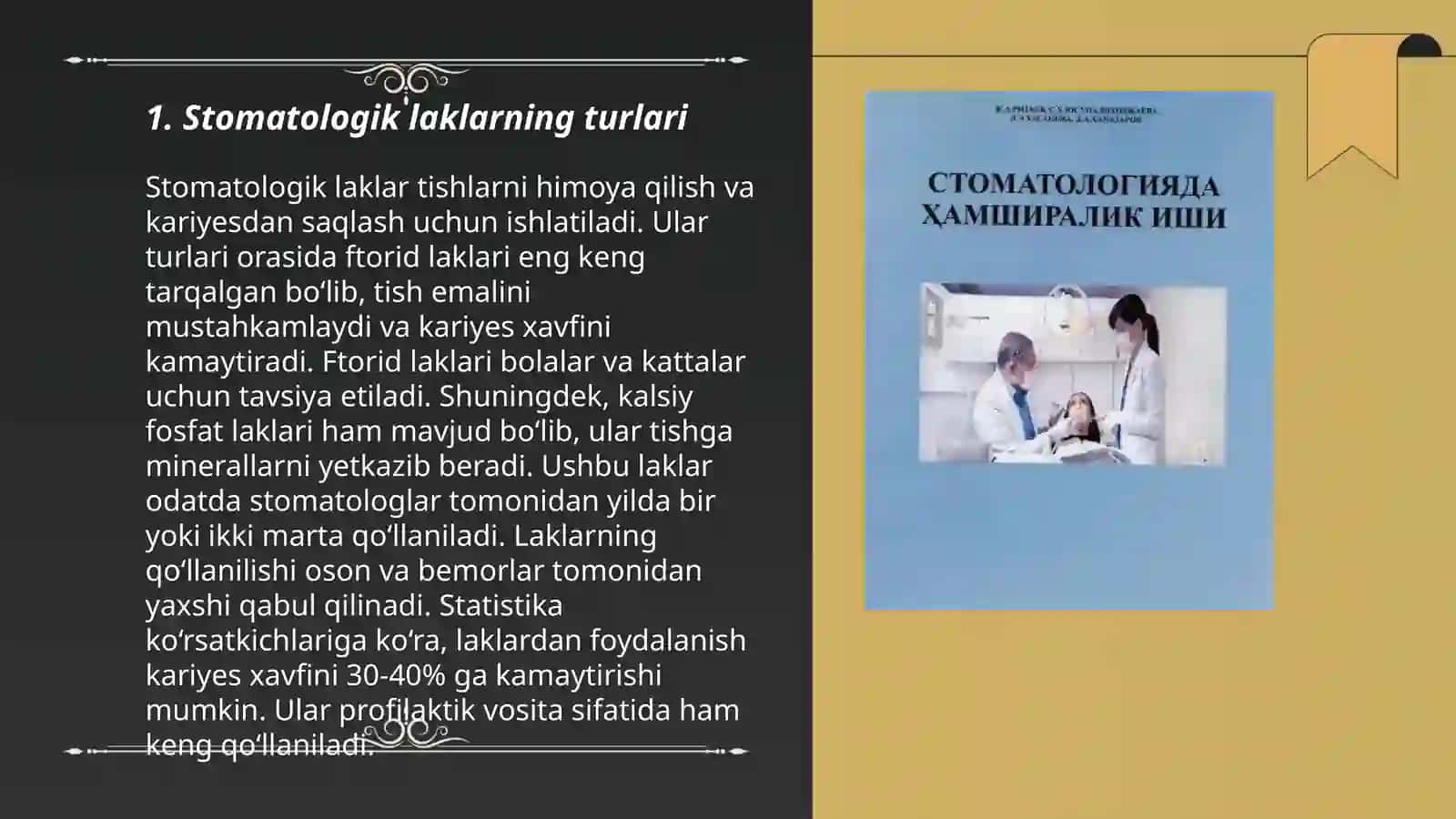 Stomatologiyada ishlatiluvchi laklar 3