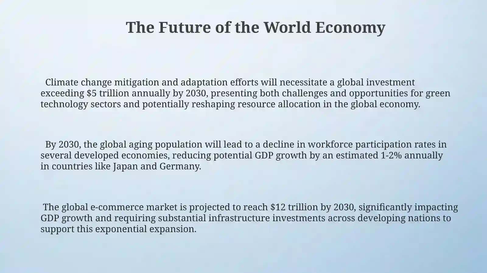 The world economy 3