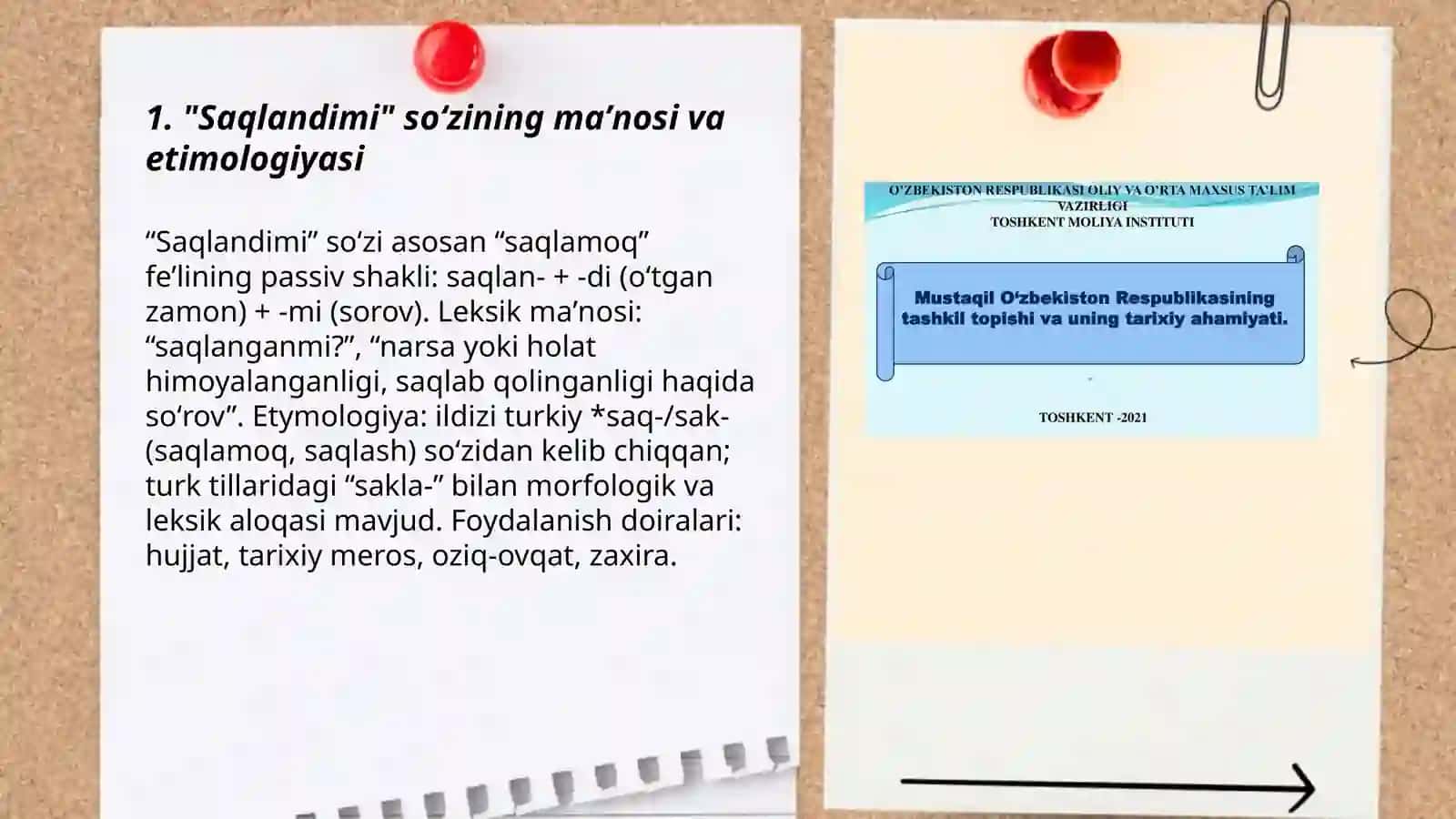 "Saqlandimi" soʻzining maʼnosi va etimologiyasi 3