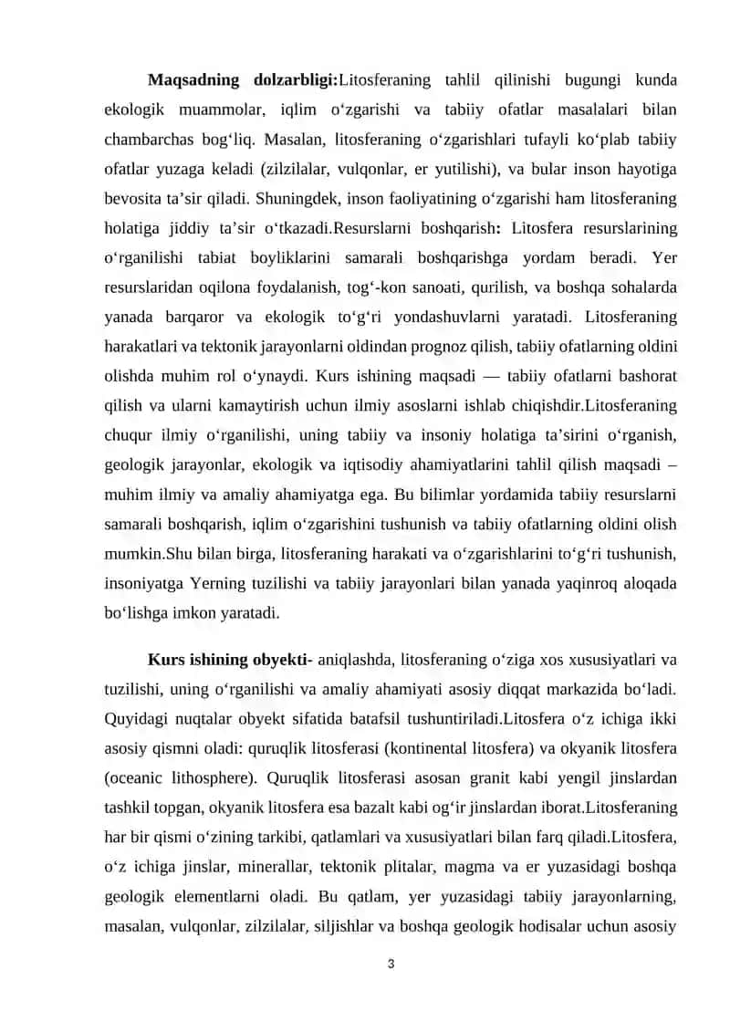 Litosfera va uning tarkibi 3