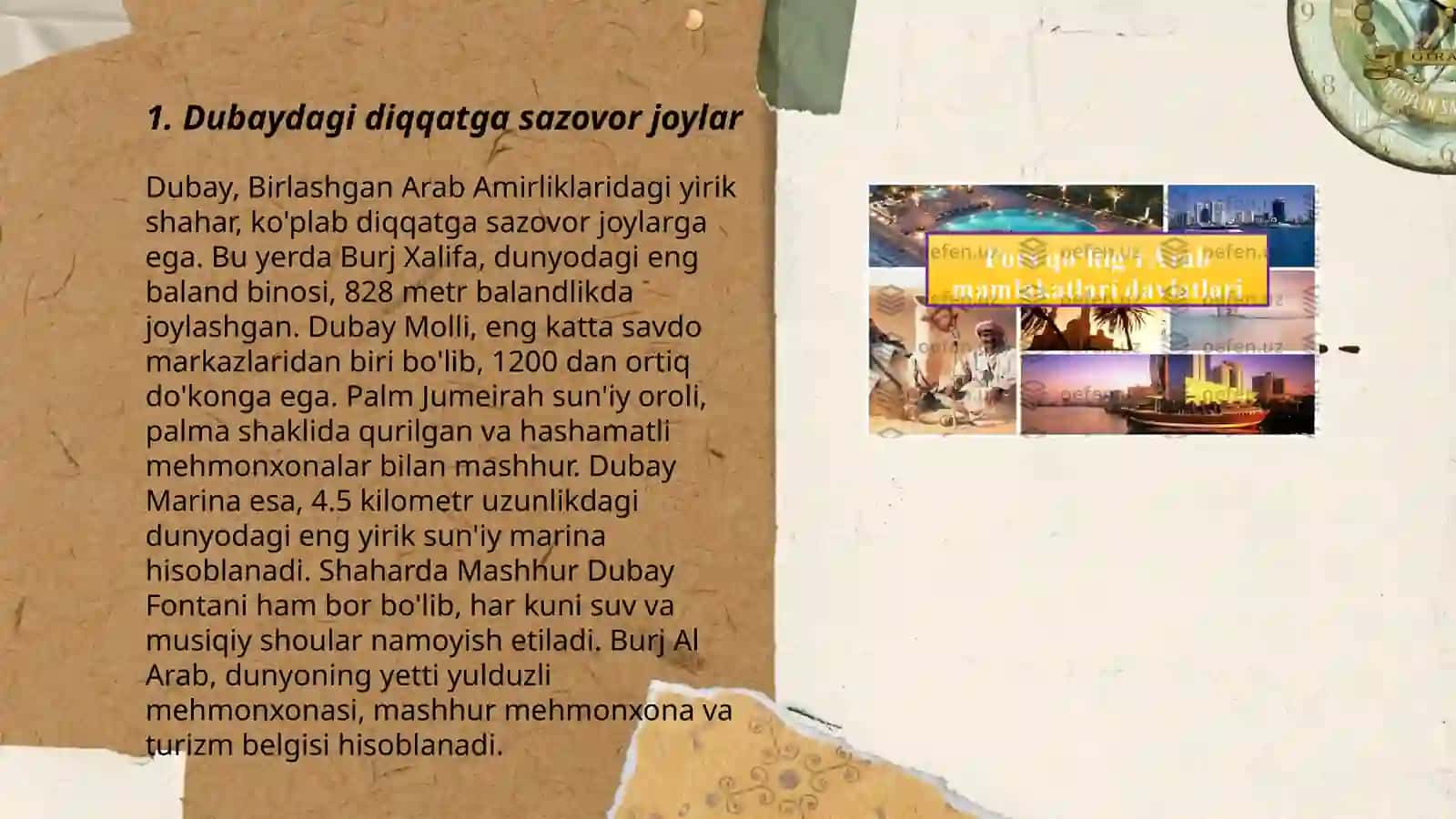 Birlashgan Arab Amirligi turizm geografiyasi 3