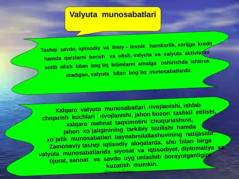 JAHON VALYUTA TIZIMI 3
