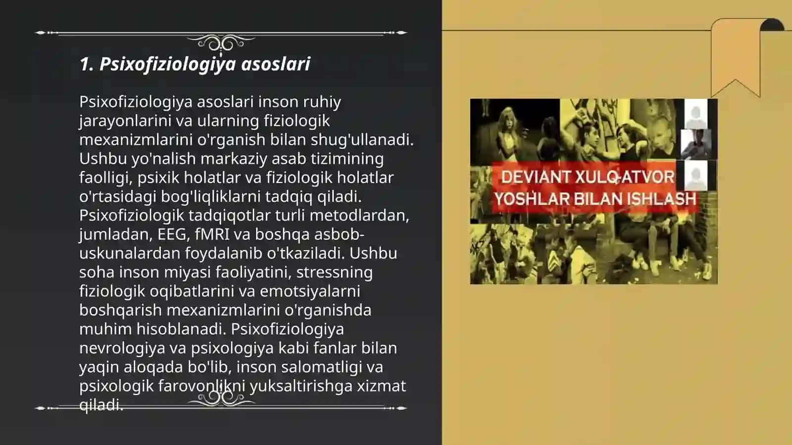 Xulq atvorning psixofiziolagik asosi 3