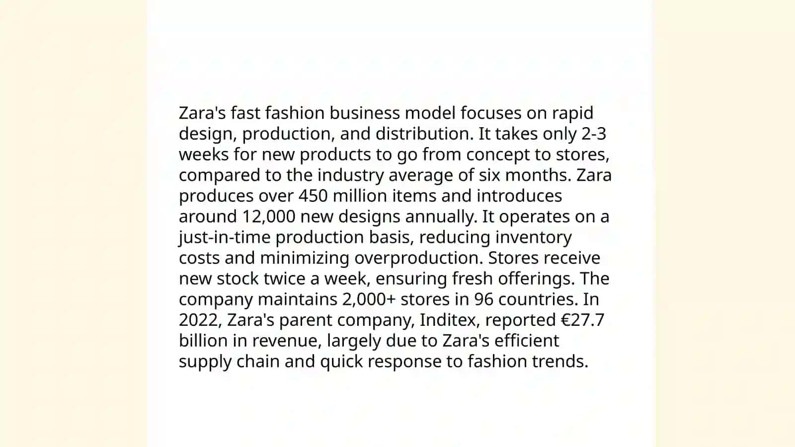 ZARA company 3
