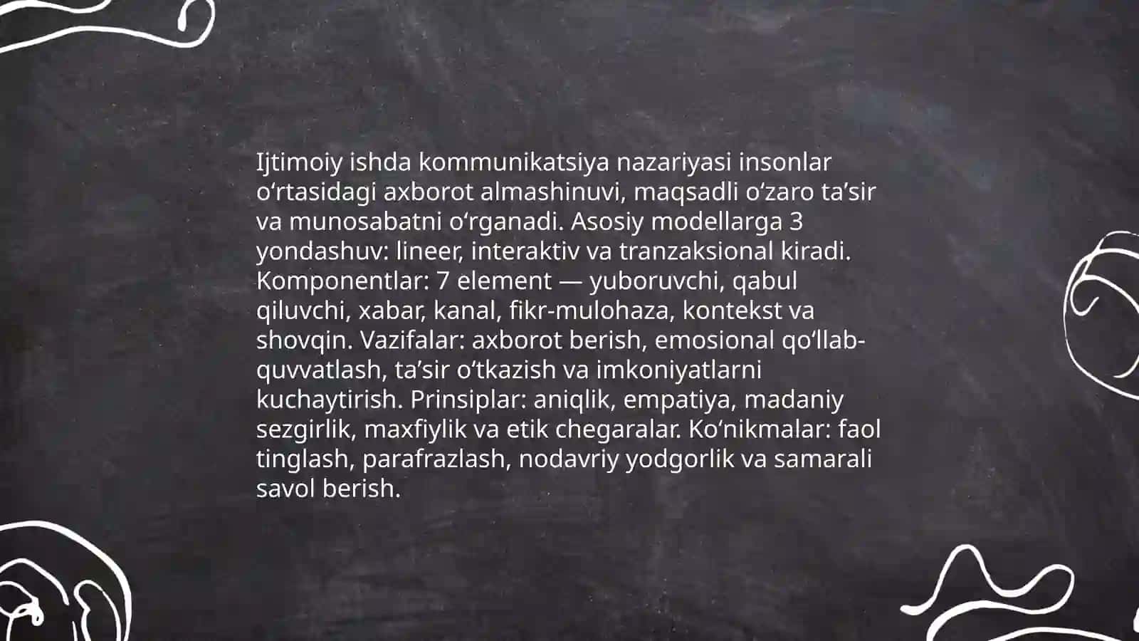 Ijtimoiy ishda kommunikatsiya 3