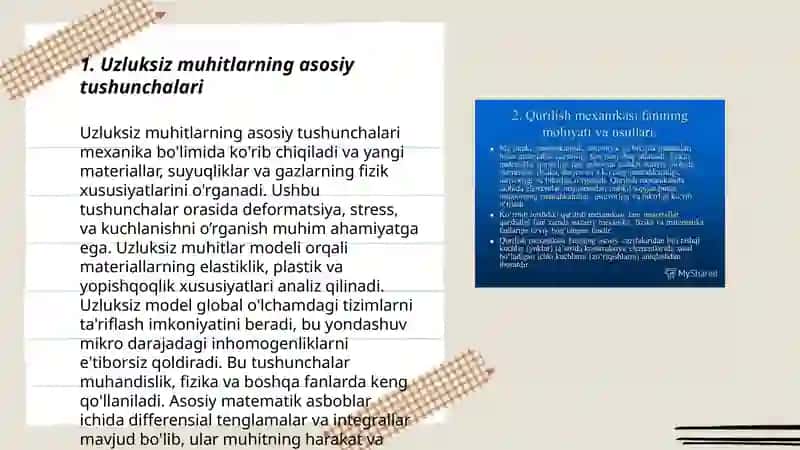 Uzluksiz muhit mexanikasi elementlari 3
