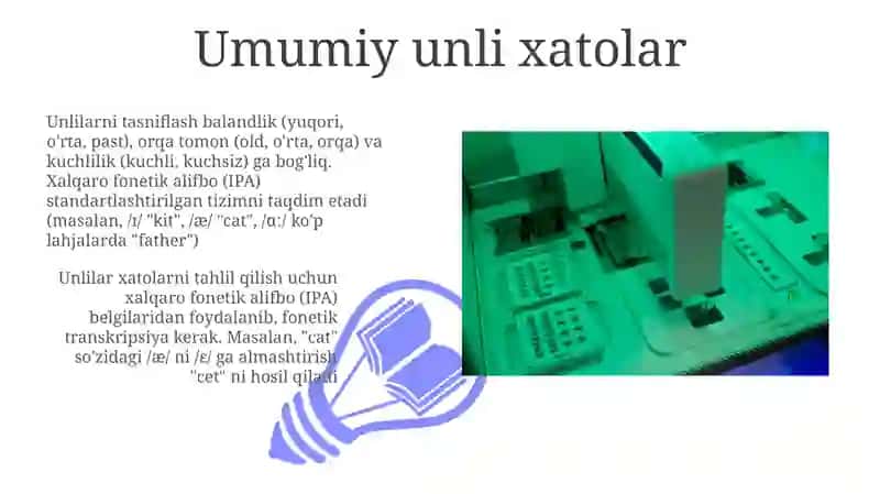 Undosh tovushlar tasnifi, tahlili va talaffuzi 3