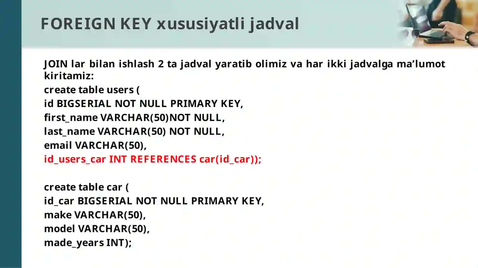 19-mavzu. JOIN larhaqida 3
