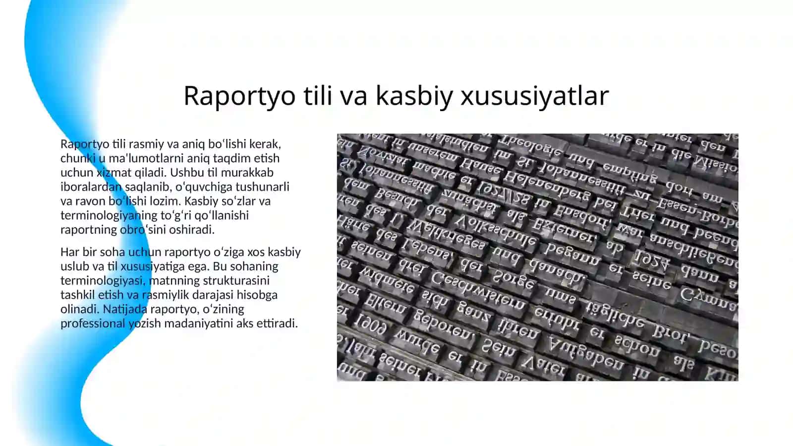 RAPORTYOT IJODIDA TIL VA USLUB 3
