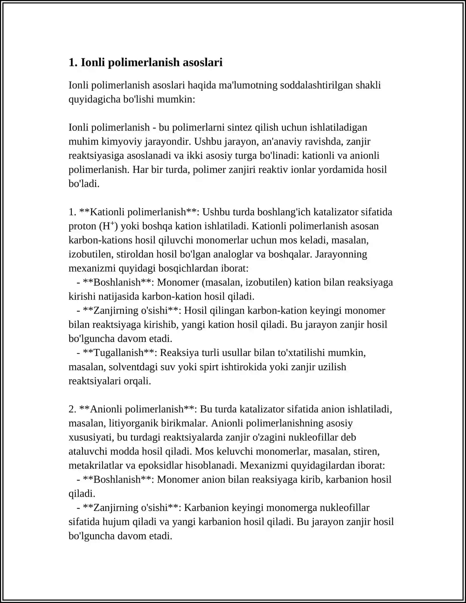 IONLI POLIMERLANISH MEXANIZMI 3