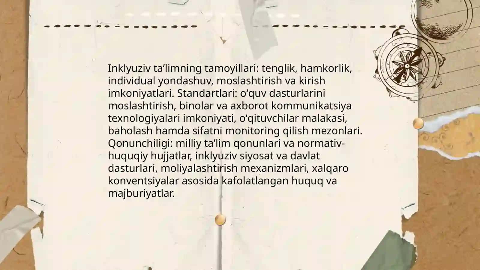 Inklyuziv taʼlim fanidan taqdimot 3