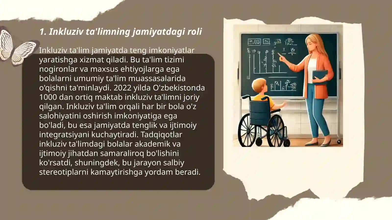 Inkluziv ta'limning afzalliklari va muammolari 3