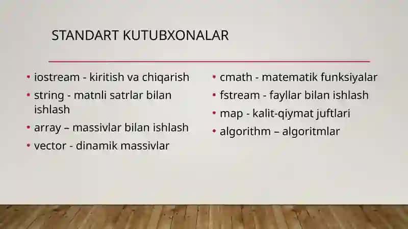 10-mavzu.Standartkutubxonalar 3
