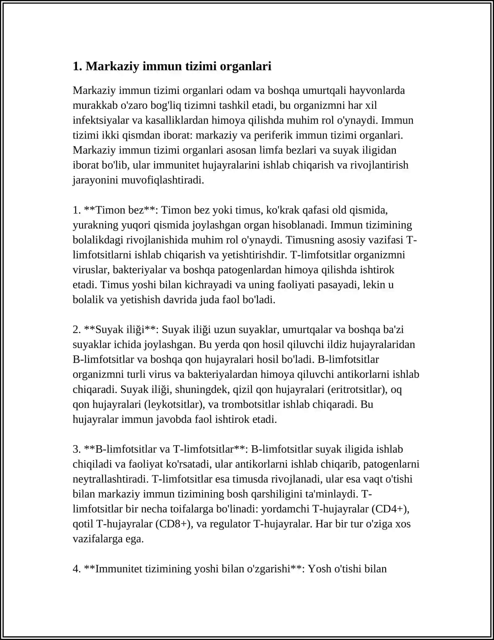 MARKAZIY VA PERIFERIK IMMUN TIZIMI ORGANLARI 3