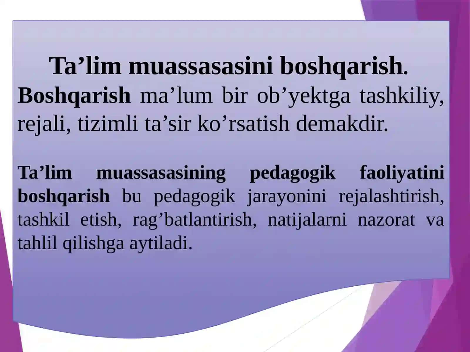 TA’LIM MUASSASASI MENEJMENTI 3