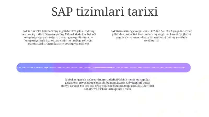 Sap Tizimining Rivojlanishi 3