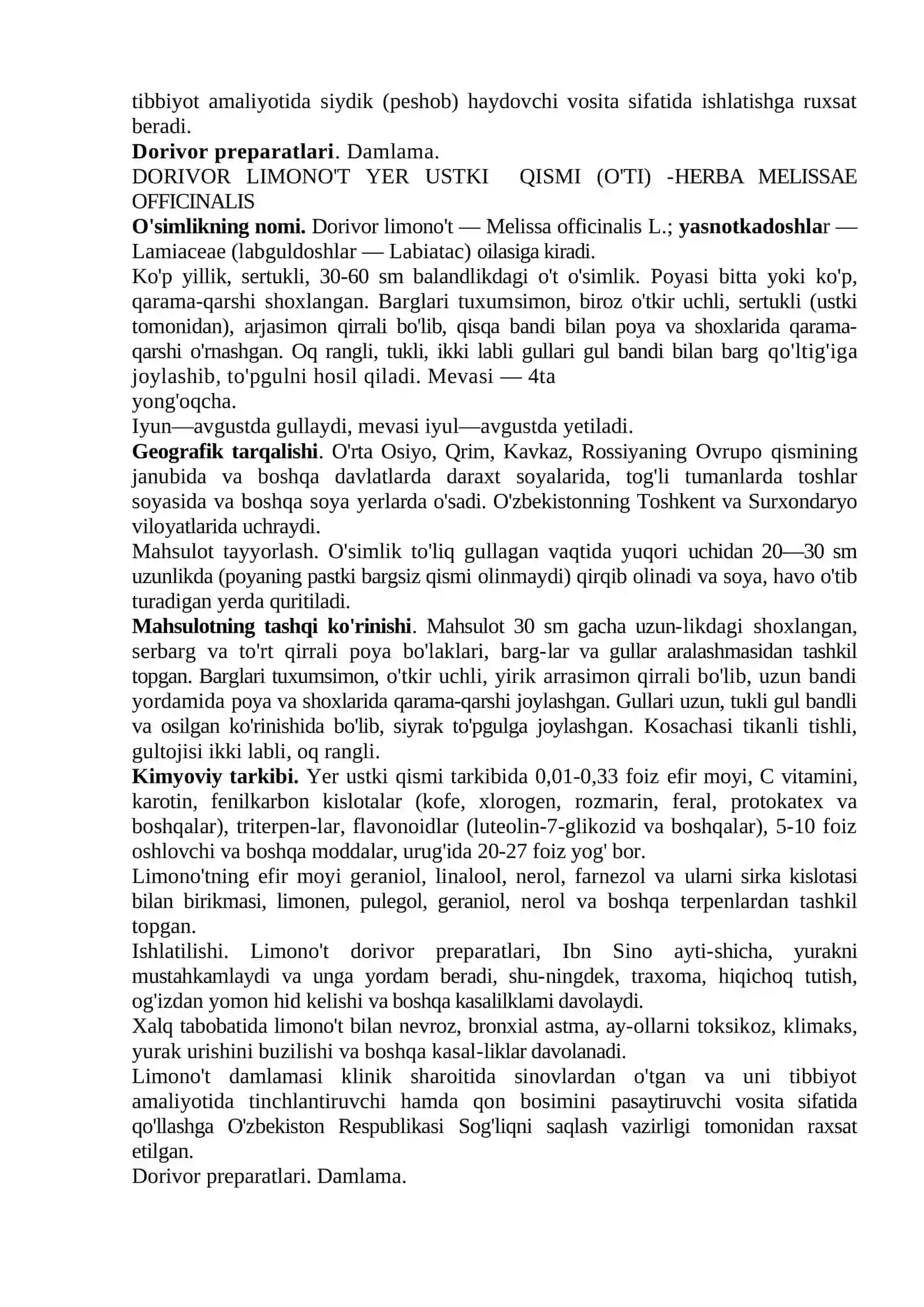 O’zbekistonning yangi istiqbolli dorivor o’simliklari 3