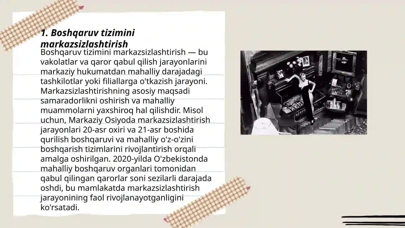 Boshqaruv tizimini markazsizlashtirish 3