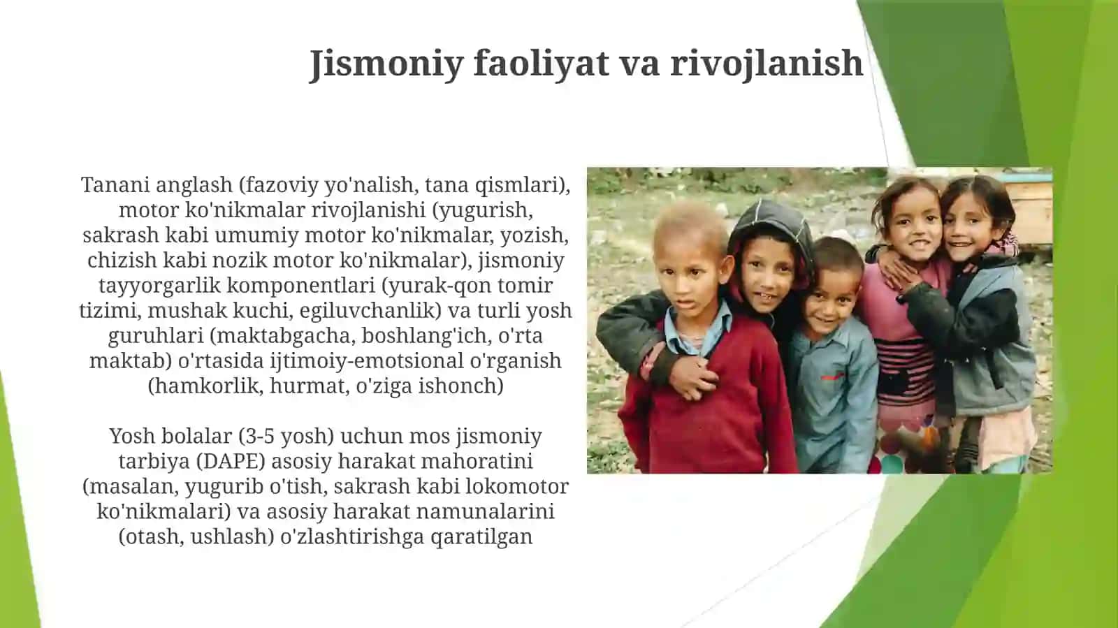 Bolalar jismoniy tarbiyasi 3