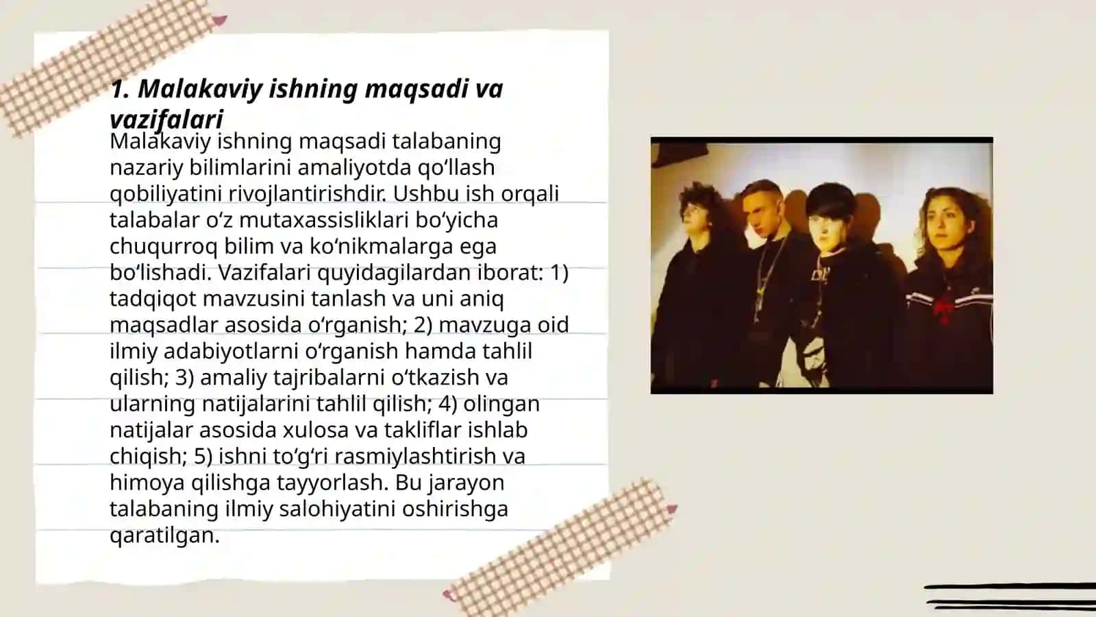Malakaviy ish mavzusini tanlash va muamoni anniqlash 3