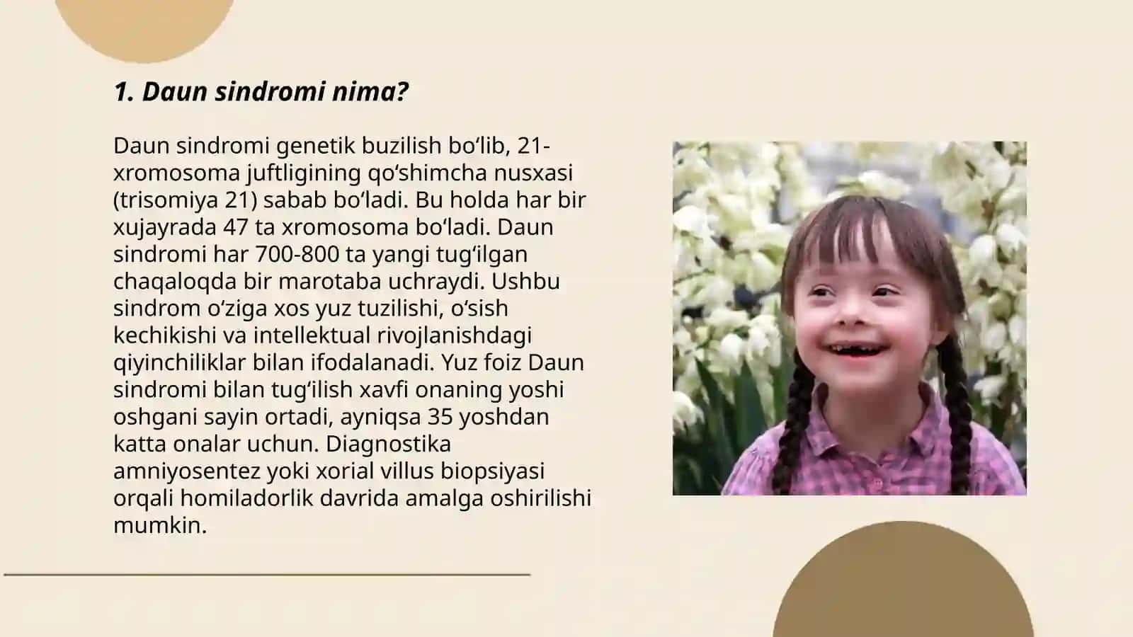 Daun sindromi 3