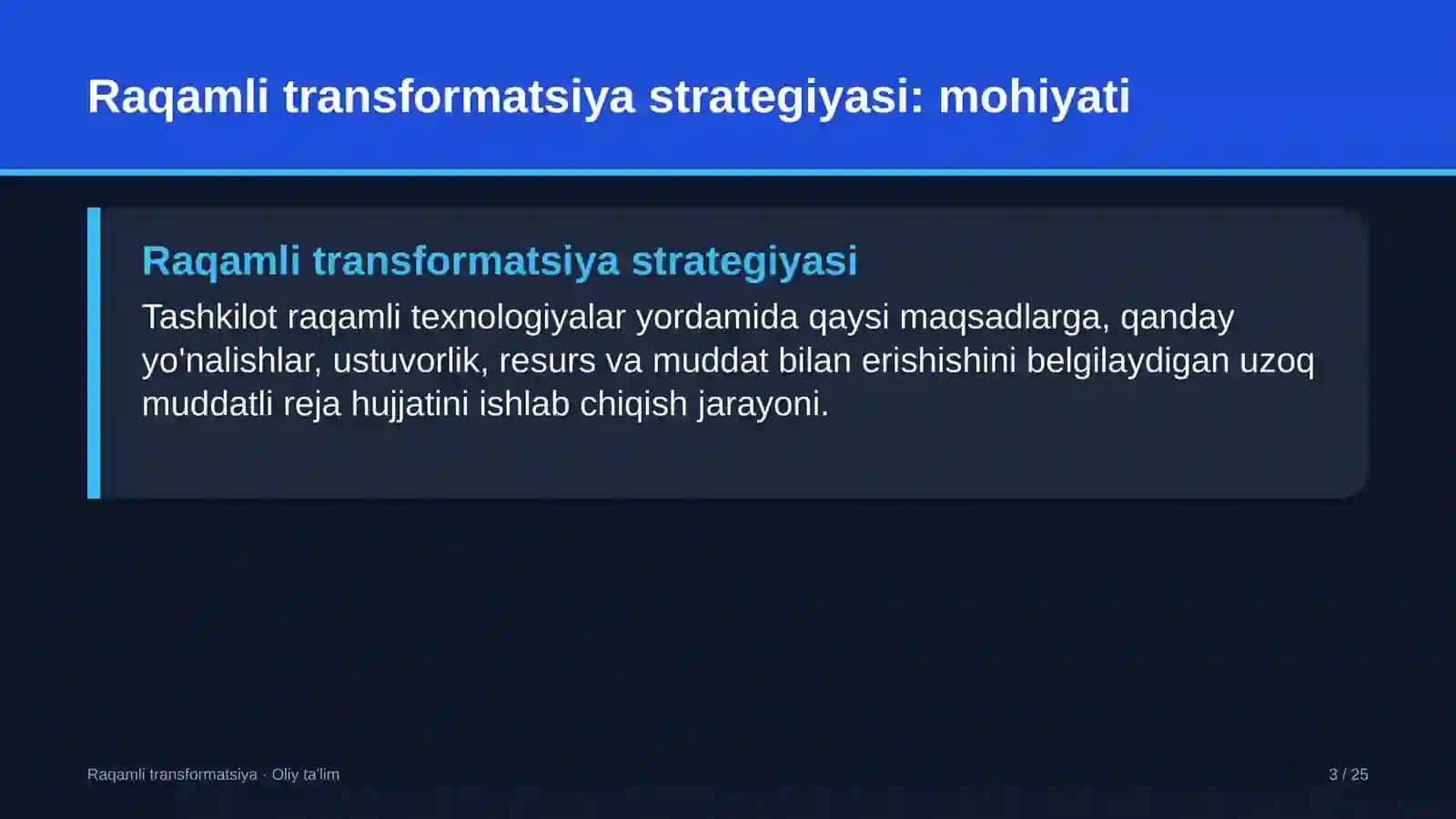 Davlat banklarida raqamli transformatsiya strategiyasini ishlab chiqish 3