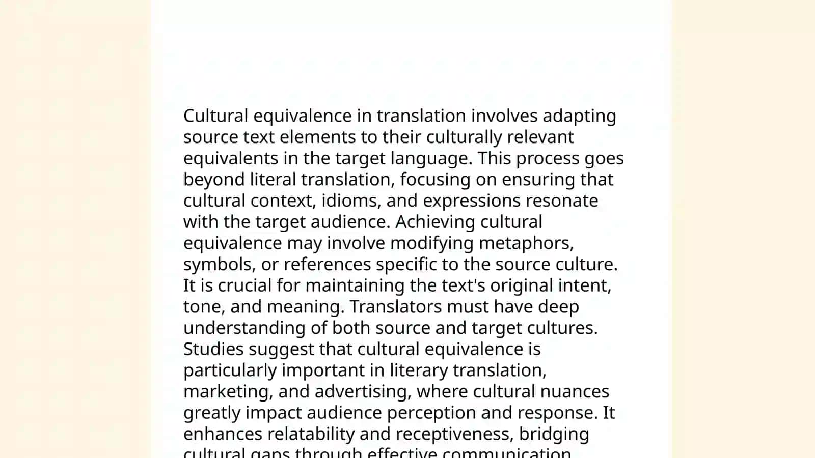 Cultural Equivalence in Translation 3