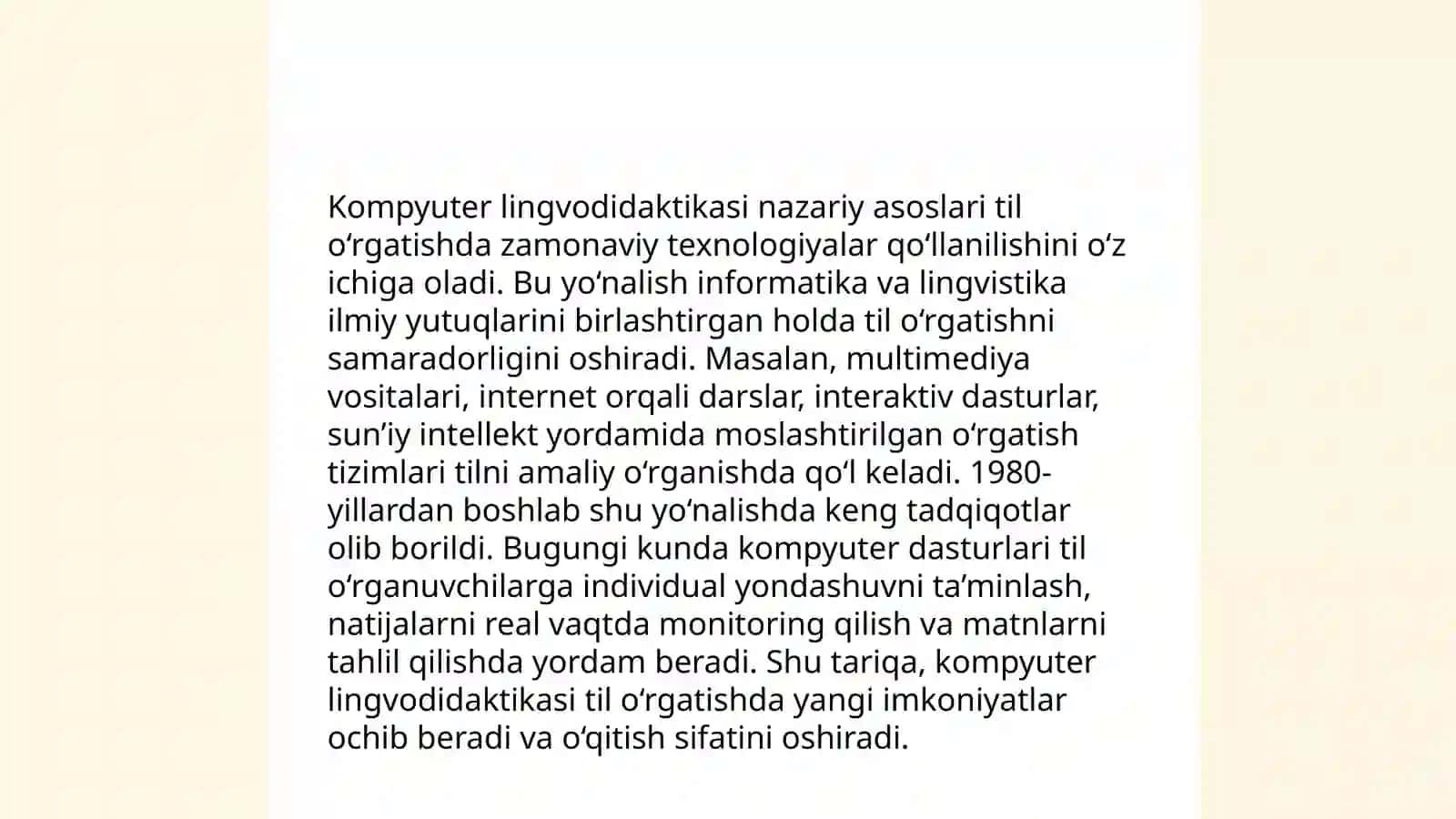 Kompyuter lingvodidaktikasi 3
