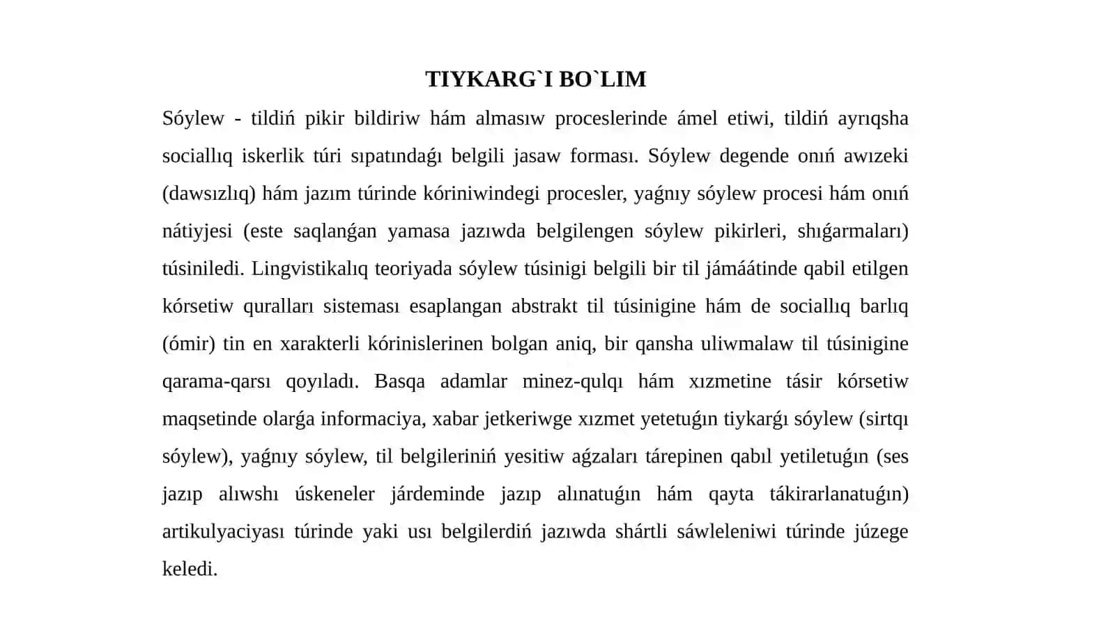 Soʻylewdiń psixologiyalıq qásiyetleri 3
