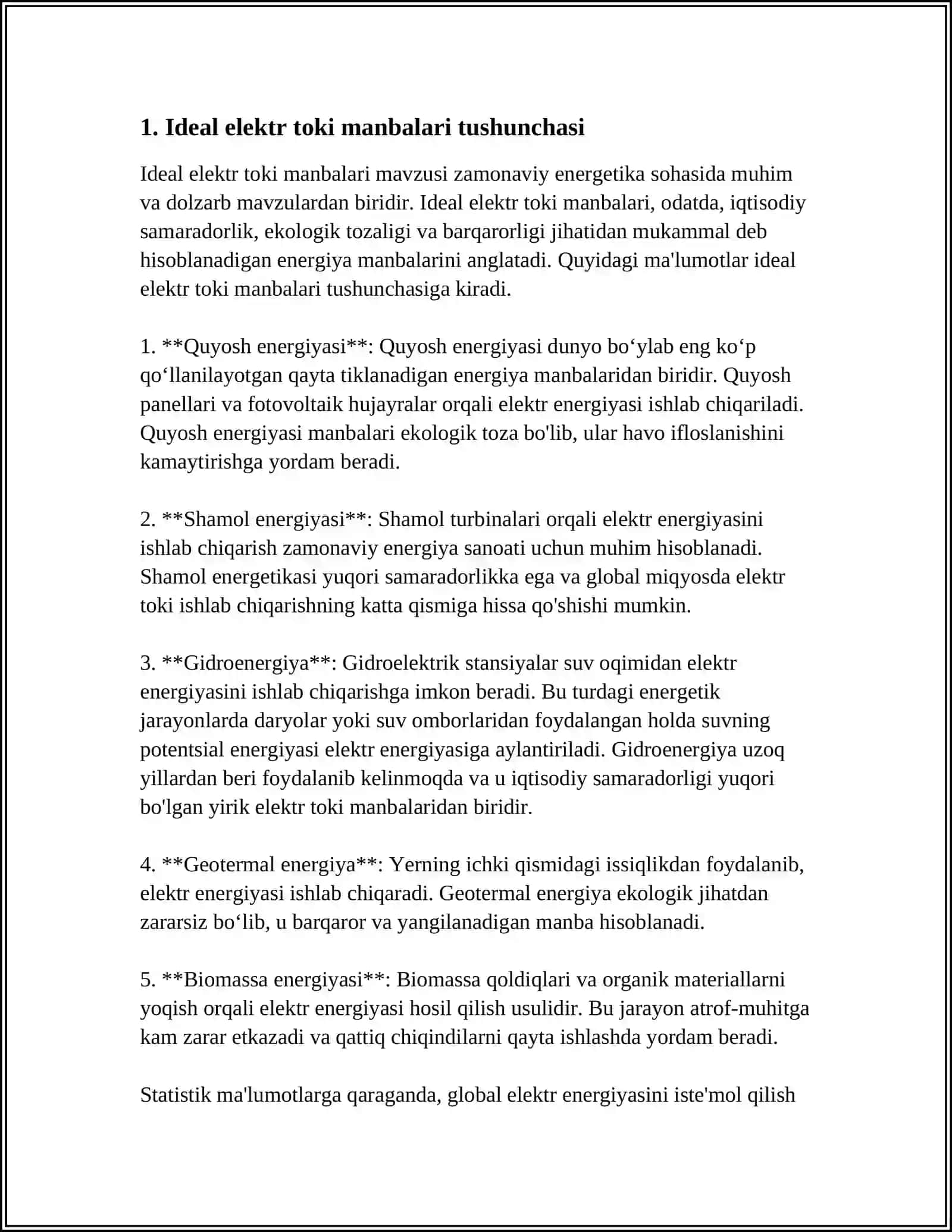 Ideal elektr toki manbalari tushunchasi 3