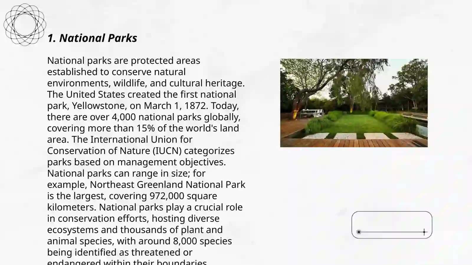 Parks and outdoor 3