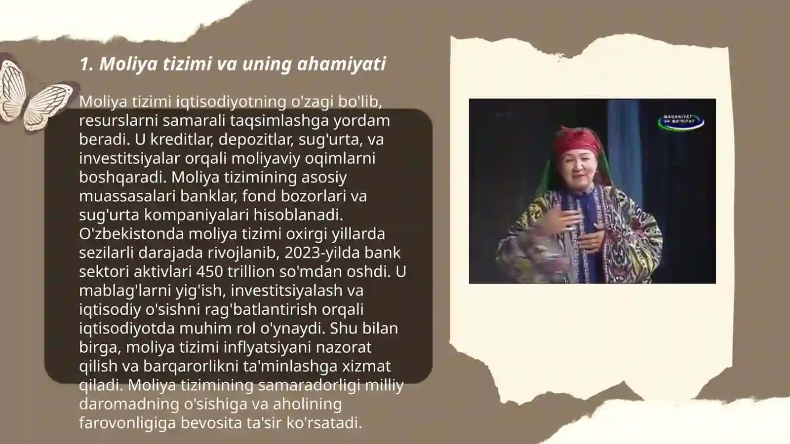 Moliya tizimi va uning bo’g’inlari 3