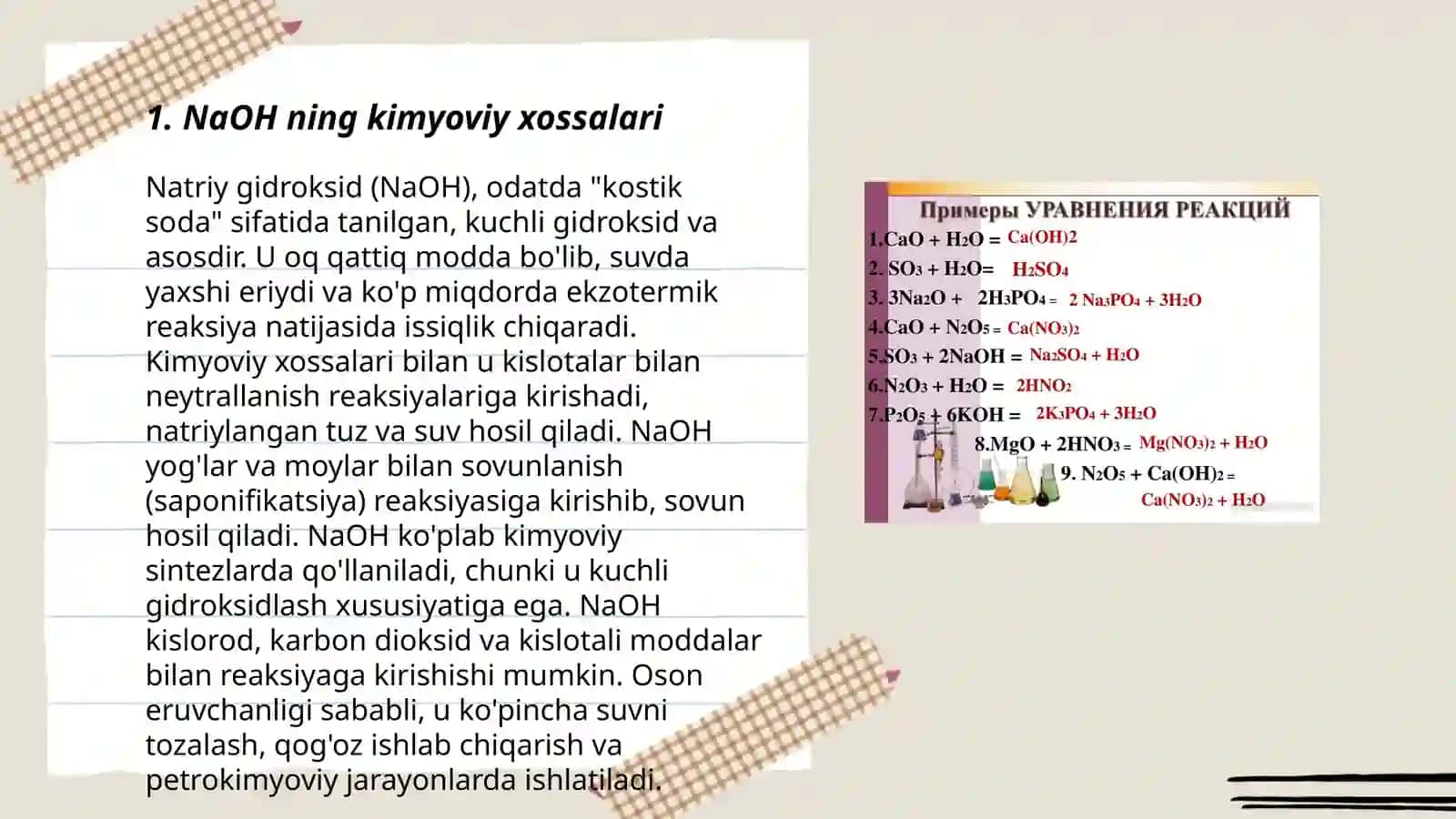 NaOH va Na2CO3 aralashmasida ularning massalarini kislota-asosli titrlash usulida aniqlash 3