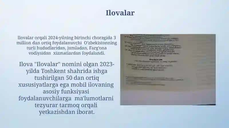 Ilovalar 3