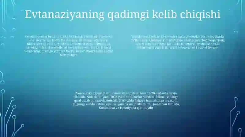 Evtanaziya Tarixi Va Uning Turlari 3