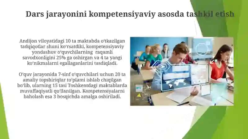 Boshlanģich sinf texnalogiya darslariga kampetension yondashuv 3