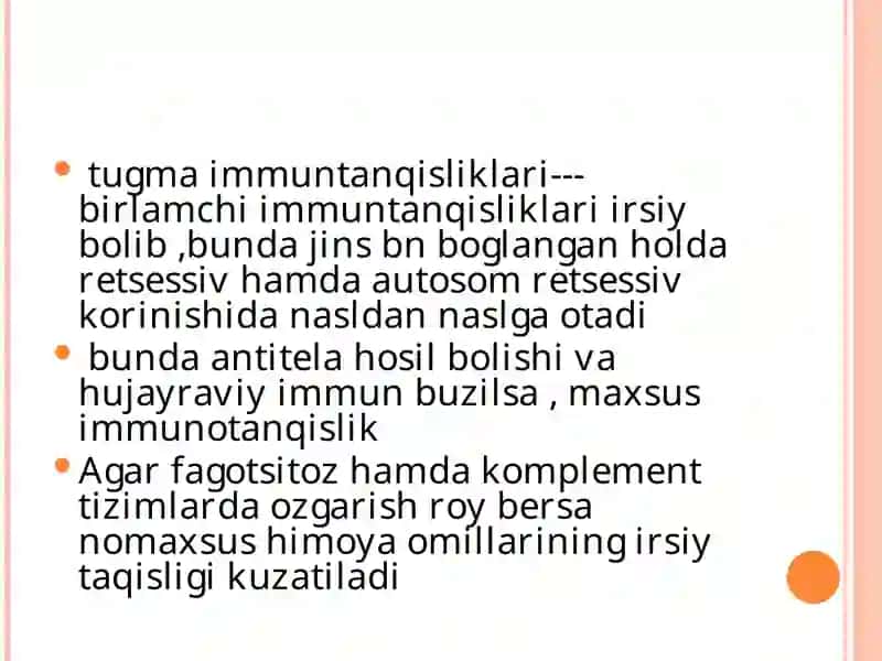 IMMUNOPATALOGIYA TURLARI 3