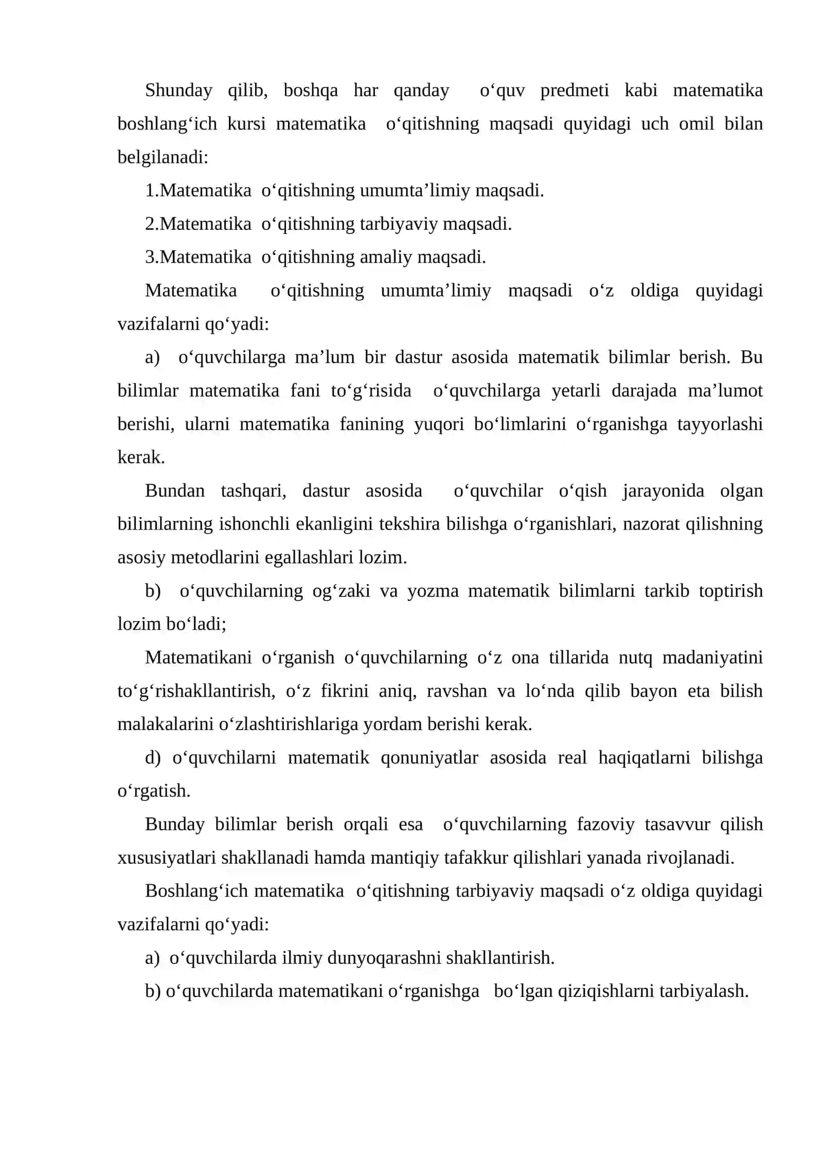 Boshlang'ich sinflarda matematika o'qitish metodikasi 3