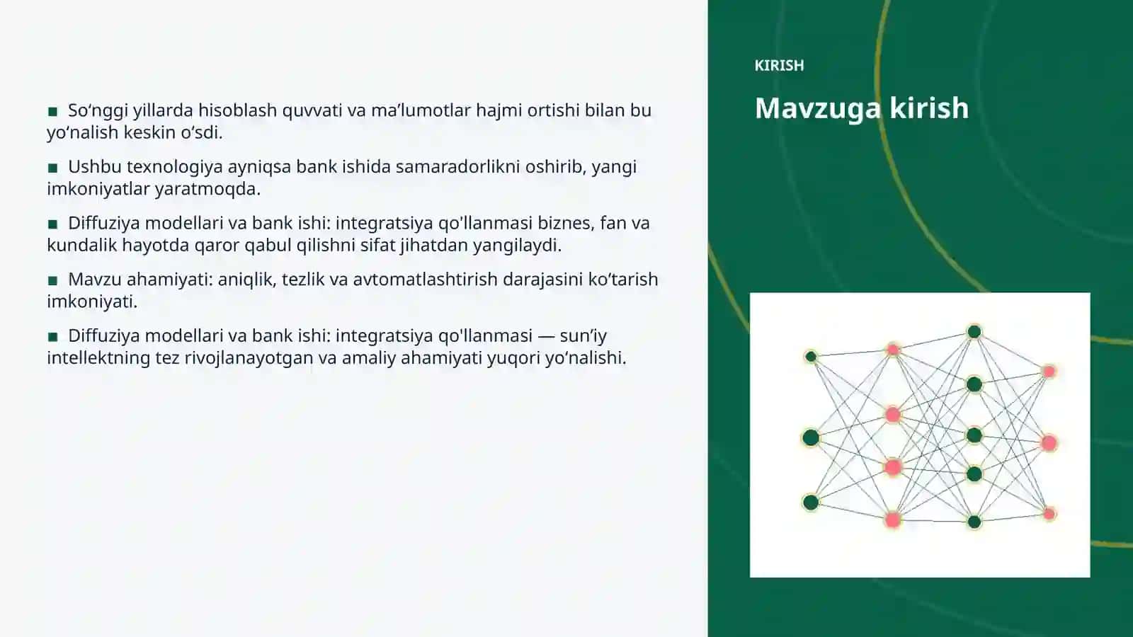 Diffuziya modellari va bank ishi: integratsiya qo'llanmasi 3