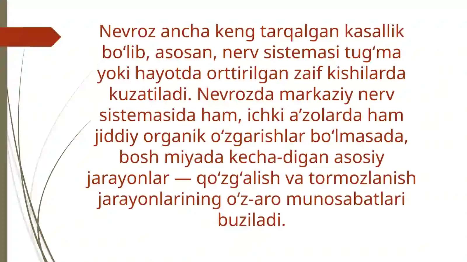 NEVROZ QANDAY KASALLIK 3