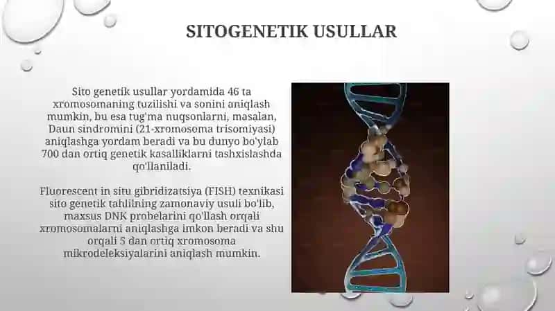 Sitogenetik, Sito genetik Usullar 3