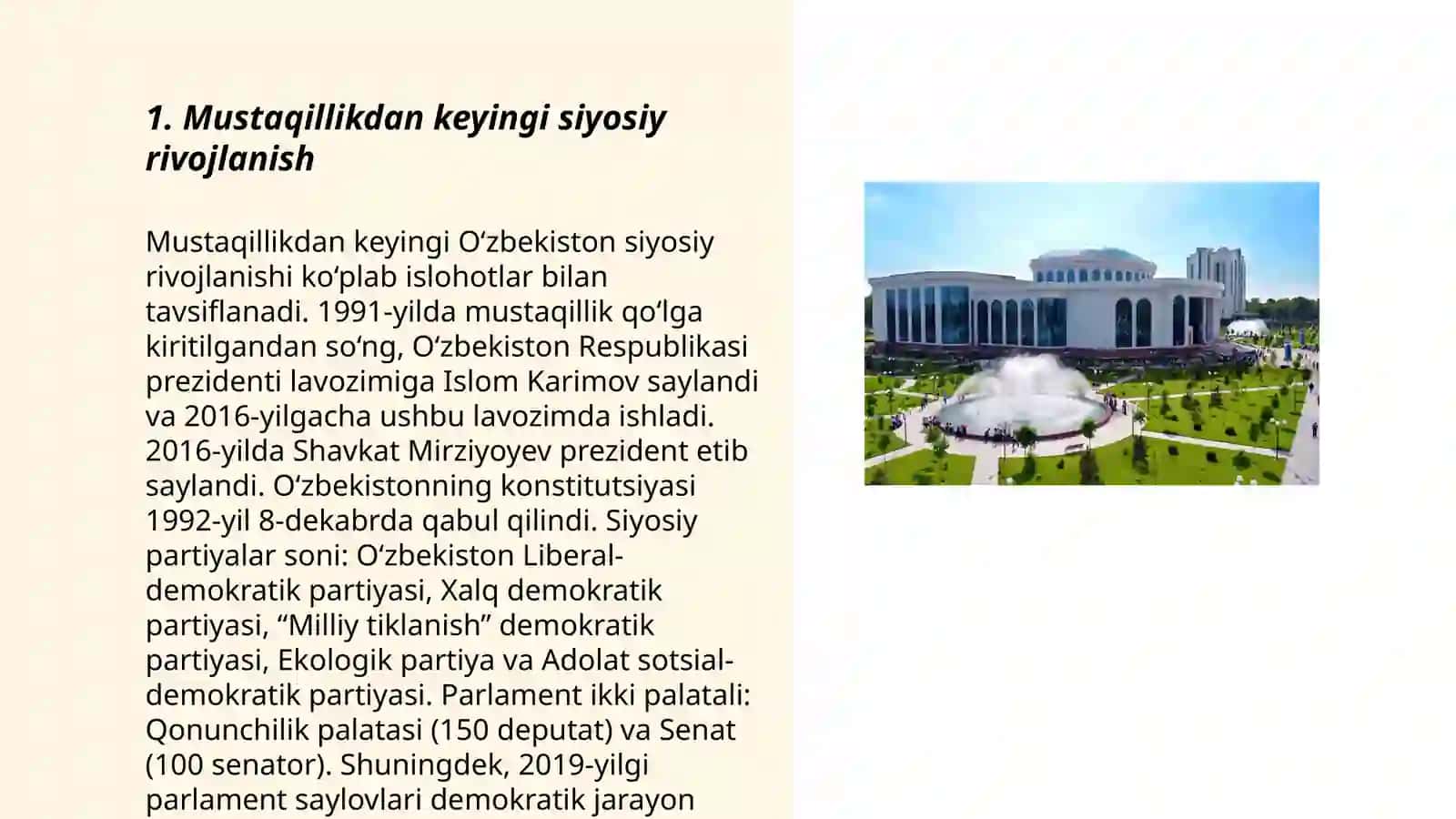 Mustaqillikdan keyingi siyosiy rivojlanish 3
