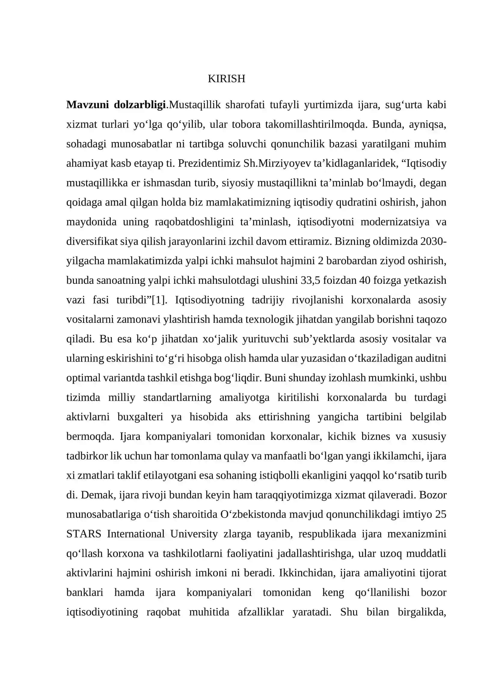 Moliyaviy Ijara va uning Ijarachidagi Hisobi 3