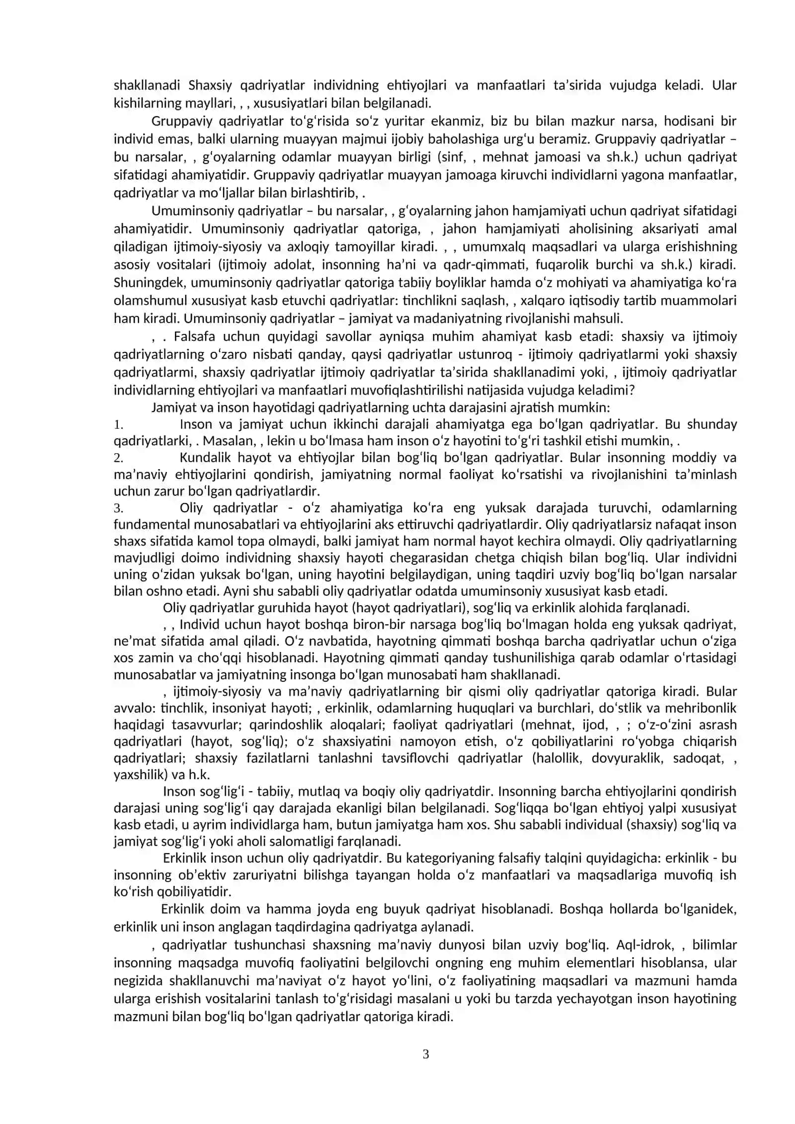 Qadriyatlar falsafasi (Aksiologiya) 3