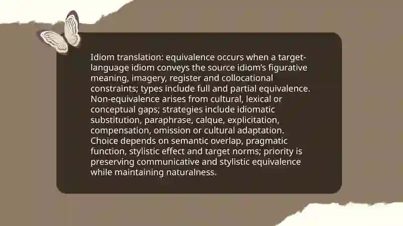 Phraseological problems of translation 3