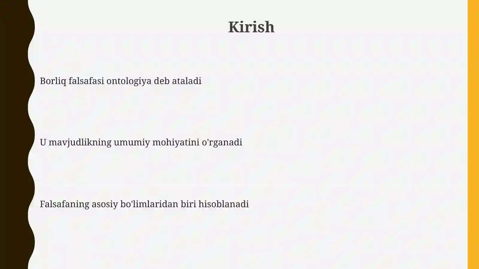 Borliqfalsafasi(Ontologiya) 3