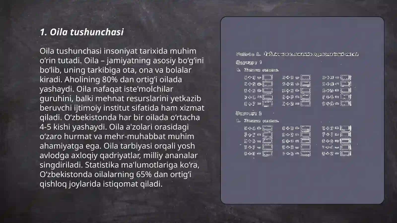 Oila tushunchasi 3