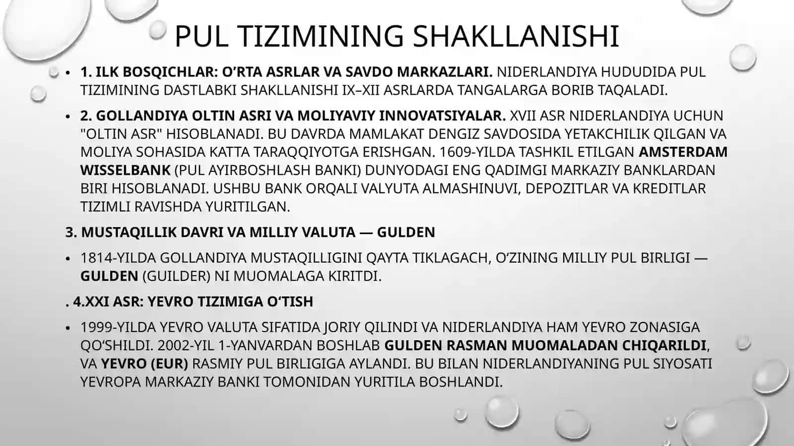 Niderlandiya pul tizimi 3