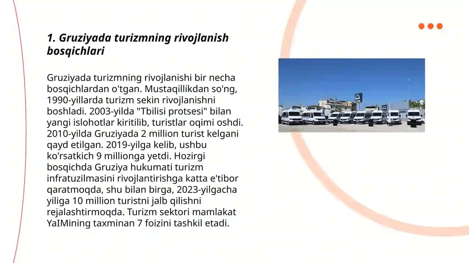 Gruziya davlatida turizm va uning istiqbollari 3